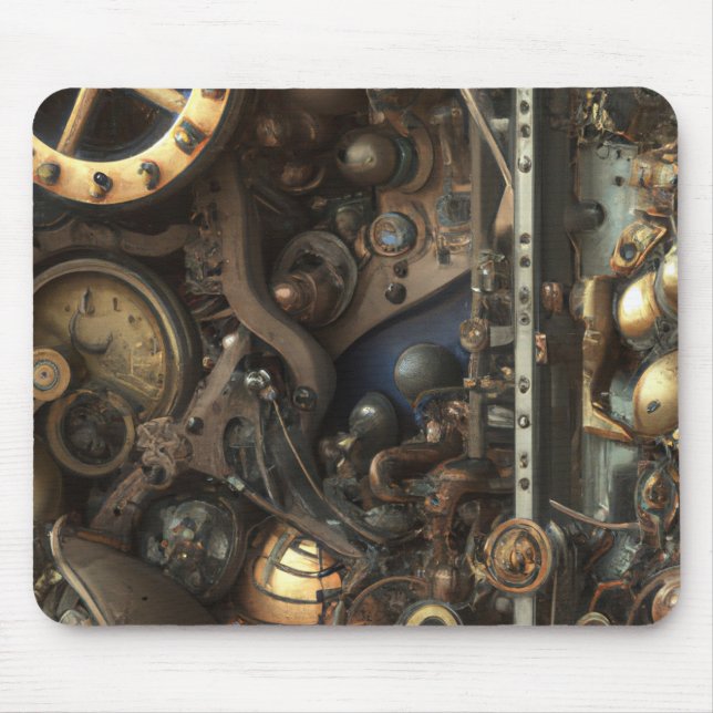 Steampunk Art Mouse Pad Musmatta (Framsidan)