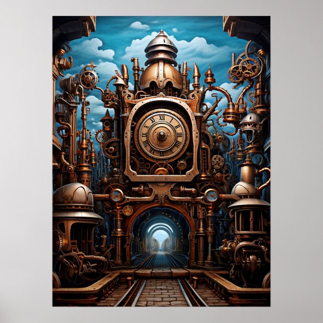Steampunk Art Poster (Framsidan)