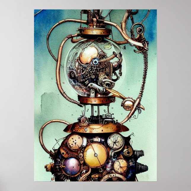 Steampunk Art Poster (Framsidan)