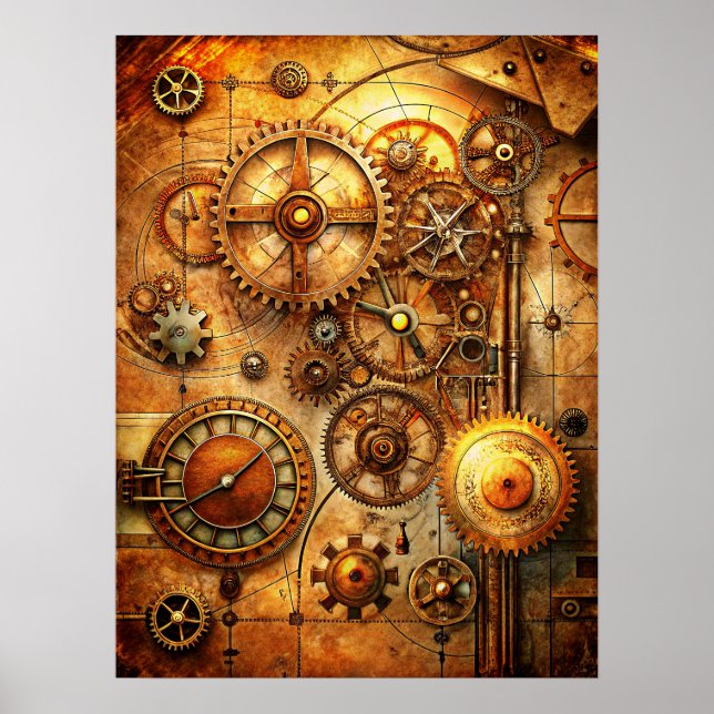 Steampunk Art Poster (Framsidan)