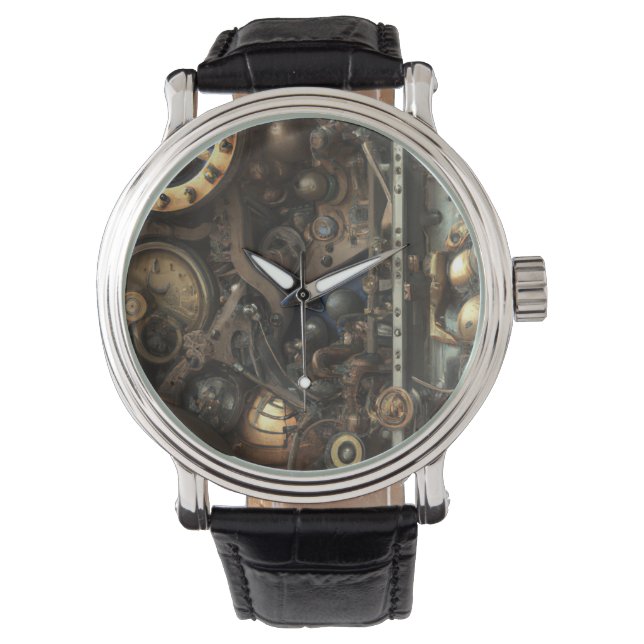 Steampunk Art Watch Armbandsur (Framsida)