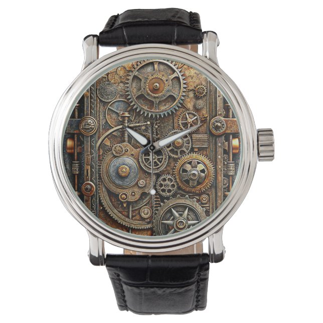 Steampunk Art Watch Armbandsur (Framsida)