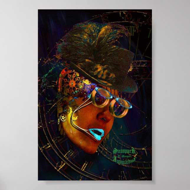 Steampunk Automachina Poster (Framsidan)
