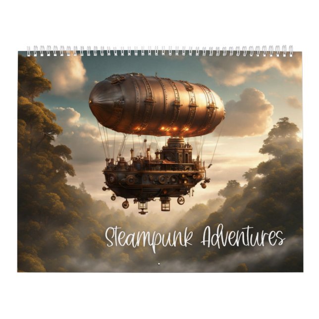Steampunk-äventyrs Kalender (Omslag)