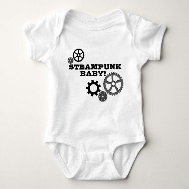 Steampunk baby tee (Framsida)