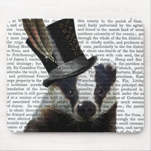 Steampunk Badger i Top hat Musmatta