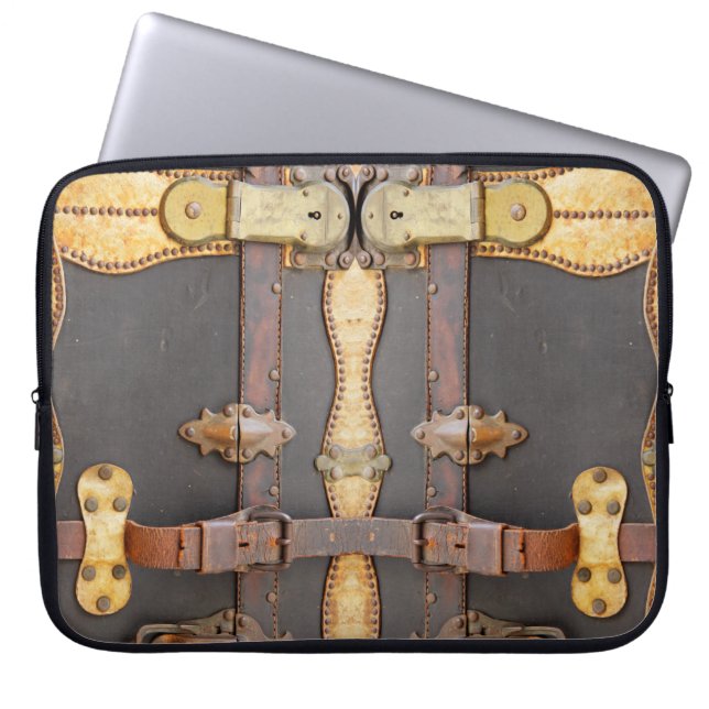 Steampunk bagageelektronik hänger lös laptop sleeve (Framsidan)