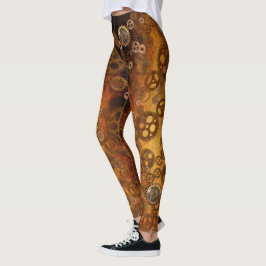 Steampunk - baljväxter leggings