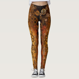 Steampunk - baljväxter leggings