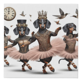 Steampunk Ballerina Dachshund 