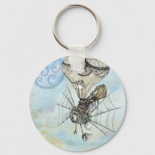 steampunk ballong nyckelring (Framsida)