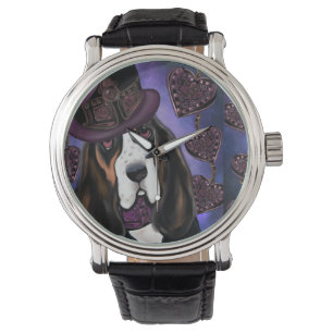 STEAMPUNK Basset Hound Armbandsur