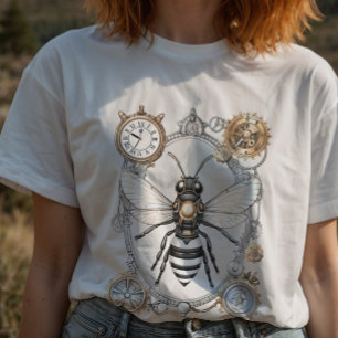 Steampunk Bee Insekt Honbin Bee Keeper T-Shirt