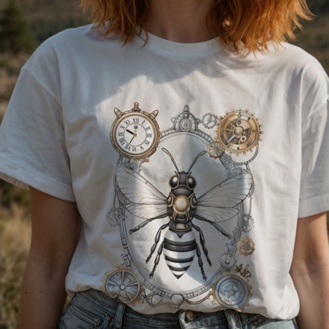Steampunk Bee Insekt Honbin Bee Keeper T-Shirt (Skapare uppladdad)