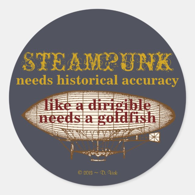 Steampunk behöver klistermärken (Framsida)