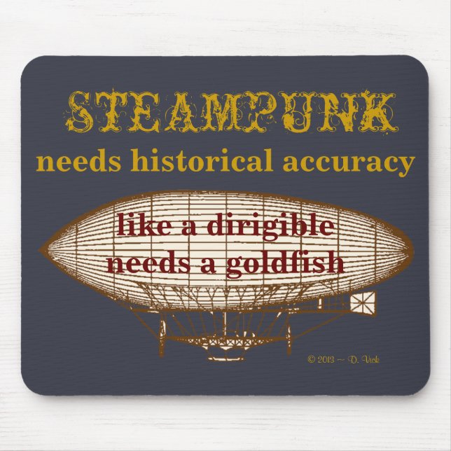 Steampunk behöver Mousepad Musmatta (Framsidan)