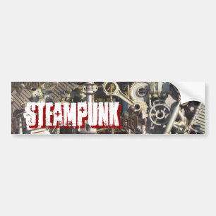 Steampunk Bildekal