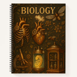 Steampunk Biology. Vintage Anatomy & Botanical.