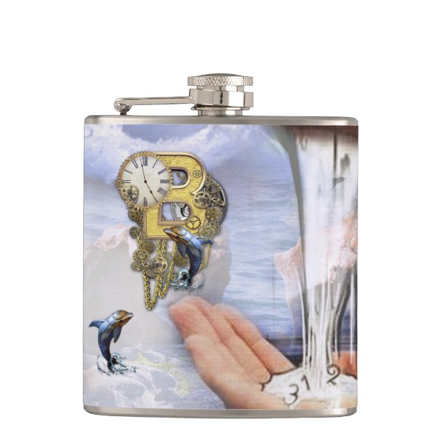 Steampunk Birthday brev B Fickplunta (Framsidan)