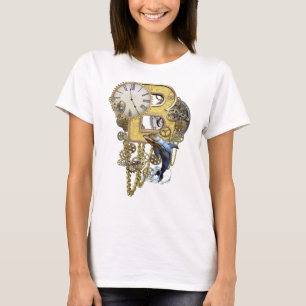 Steampunk Birthday brev B T-shirt