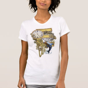 Steampunk-Birthday-Capital-brev-E-shirt T Shirt