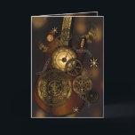 Steampunk Birthday Son Metall Gears Guitar Kort<br><div class="desc">En mystisk och mörk Steampunk-födelsedag hälsning som omfattar,  en klocka,  gitarr,  kedjor,  växlar,  hjul,  vingar med mera. Om du vill ha ett kort med lite kant till det är det här för dig.</div>