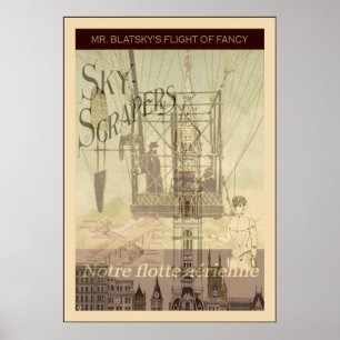 SteamPunk ~ Blatsky's Flight of Finare Poster