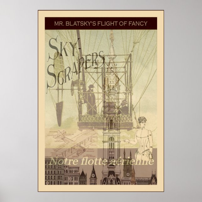SteamPunk ~ Blatsky's Flight of Finare Poster (Framsidan)