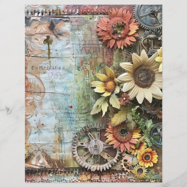 Steampunk Blommigt (Framsida)