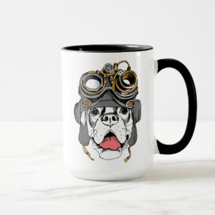 Steampunk boxare mugg