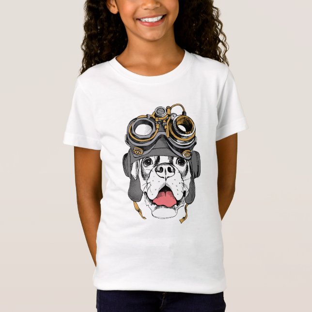 Steampunk Boxer T Shirt (Framsida)