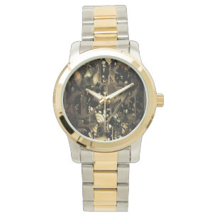 Steampunk Brass Gears Armbandsur