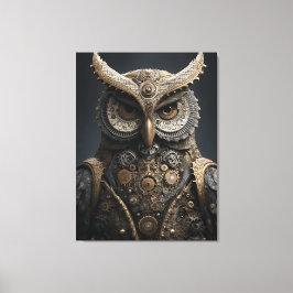 Steampunk Brass Sentinel Canvastryck