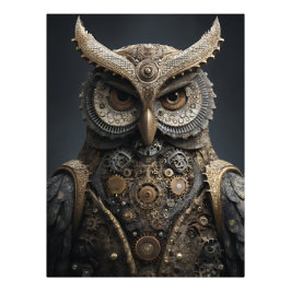 Steampunk Brass Sentinel Fototryck