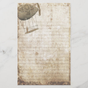 Steampunk brevpapper - var tankar tar flyg