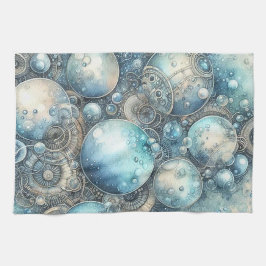 Steampunk Bubbles Kitchen Towel Kökshandduk