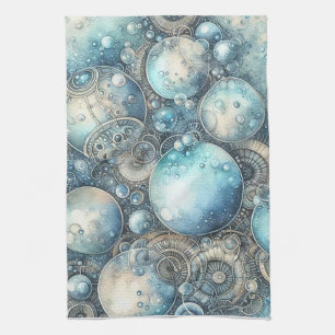 Steampunk Bubbles Kitchen Towel Kökshandduk