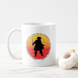 Steampunk Buccaneers Prata som en pirat Dag Argh! Kaffemugg