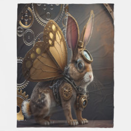 Steampunk Bunny Fleecefilt