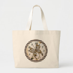 Steampunk Butterfly Round Jumbo Tygkasse