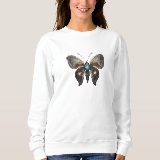 Steampunk Butterfly Shirt  T (Framsida)