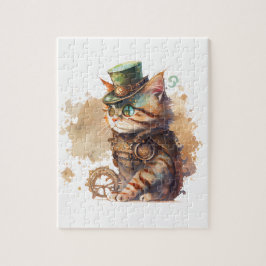 Steampunk Cat Adsible and Cute Pussel