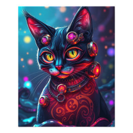 Steampunk Cat Fototryck
