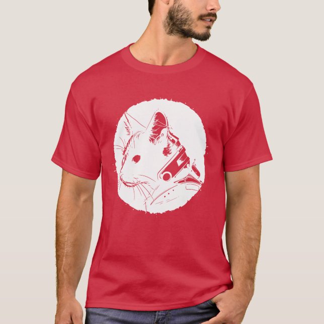 Steampunk Cat-gåva T Shirt (Framsida)