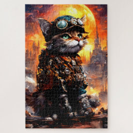 Steampunk Cat II Pussel