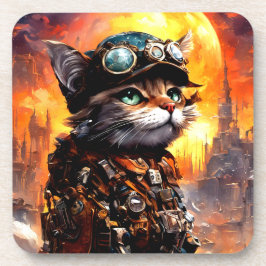 Steampunk Cat II Underlägg