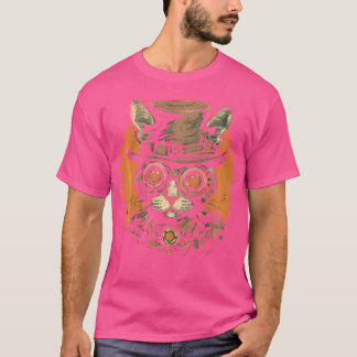 Steampunk Cat Steampunk Cute Kitten Älskare Fantas T Shirt