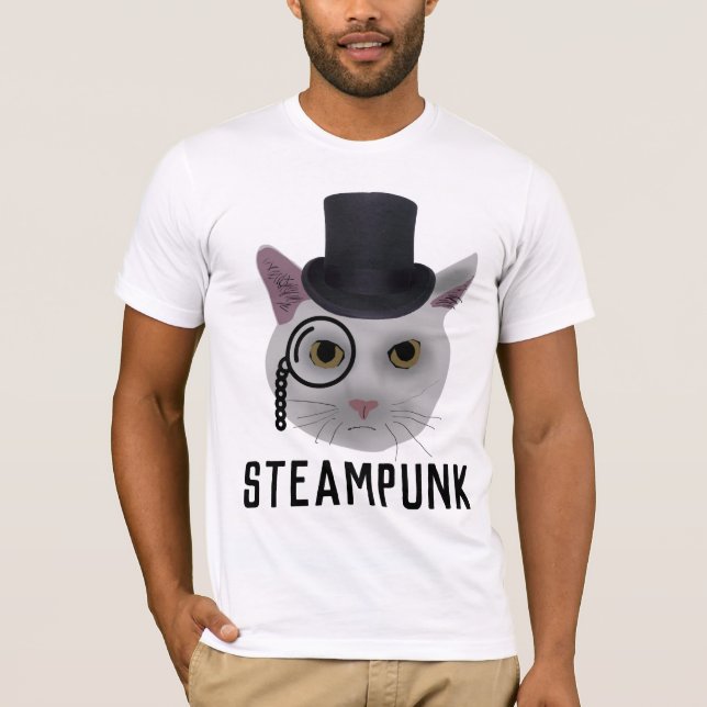 STEAMPUNK CAT T-Shirts (Framsida)