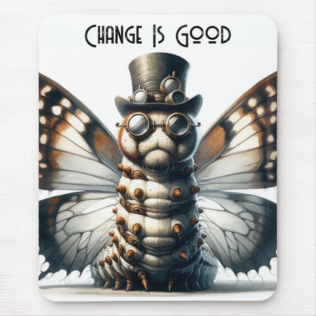 Steampunk Caterpelare Musmatta (Framsidan)