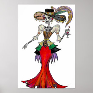 Steampunk Catrina, Diameter de los Muertos affisch